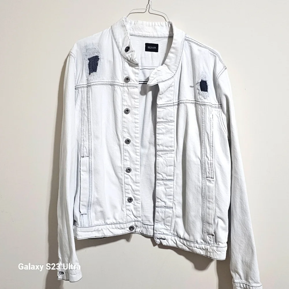 Hudson White Jean Jacket - Picture 1 of 6